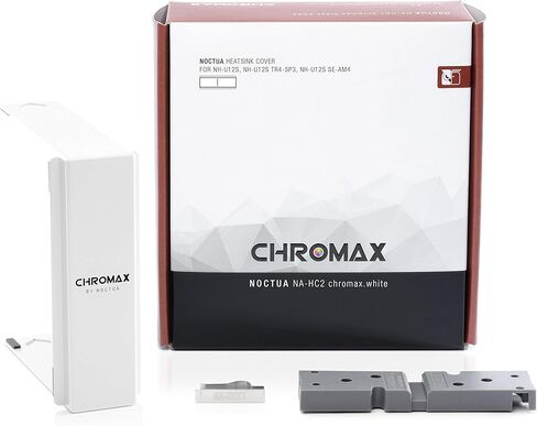 Noctua NH-U12S CPU Cooler with NA-HC2 chromax.White Heatsink Covers in Saudi Arabia