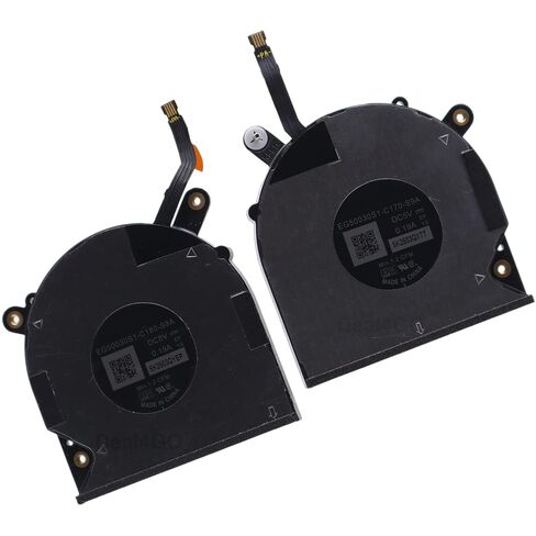 مجموعة مروحة تبريد رسومات وحدة المعالجة المركزية Deal4GO CPU VDFK8 0VDFK8 بديلة لـ Dell XPS 13 7390 9310 2-in-1 P103G in Saudi Arabia