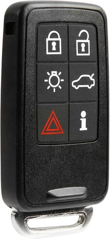USARemote Key Fob استبدال بدون مفتاح دخول عن بعد لـ 2007 2008 2009 2010 2011 2012 2013 2014 2015 2016 2017 2018 فولفو S60 S80 V60 V70 XC60 XC70 مفتاح ذكي بـ 6 أزرار (KR55WK49266، 30659498) in Kuwait