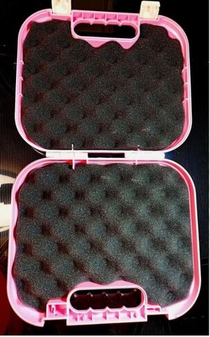 Gun Pistol Case Hot Pink Compatble with Most Pistols Thank You for Supporting a Veteran Owned Business in Saudi Arabia