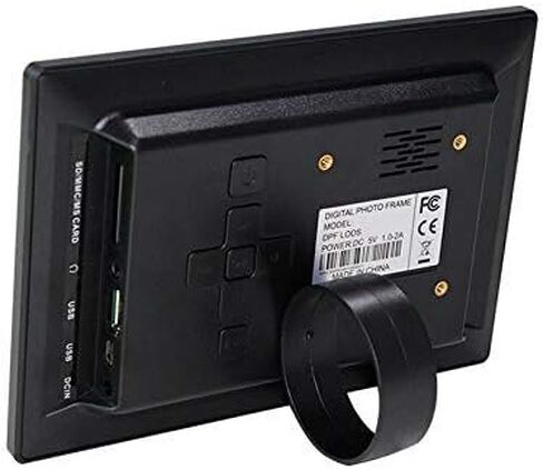 Digital Photo Frames 7 Inch Advertising Machine Digital Picture Frame Music Video Playback Multifunctional Digital Screen 800 x 480 Resolution Black and White Photo Frame USB Interface in Kuwait