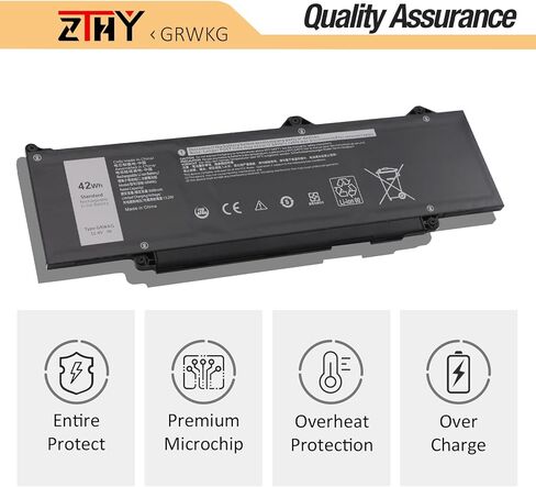 GRWKG JTG7N بطارية 42Wh بديلة لـ Dell Latitude 3340 3440 3450 3540 3550 5340 5350 5440 5450 5540 5550 7455 الدقة 3480 3490 3580 3590 سلسلة P28F P28F004 P170G P170G001 R73TC DR02P 11.4V in Saudi Arabia