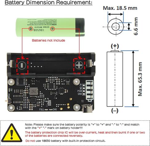 لوحة توسيع Geekworm X306 V1.5 UPS مع حافظة معدنية X306-C1 لـ Raspberry Pi Zero 2W in Saudi Arabia