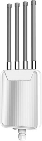 Yoidesu R5 Mode 3000M WiFi Router، 4 Dual Band 7dBi هوائيات عالية الكسب للإنترنت اللاسلكي، موجه الإنترنت اللاسلكي PoE للمزارع الداخلية والخارجية (قابس الولايات المتحدة) in Saudi Arabia