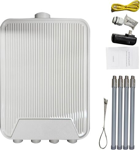 Yoidesu R5 Mode 3000M WiFi Router، 4 Dual Band 7dBi هوائيات عالية الكسب للإنترنت اللاسلكي، موجه الإنترنت اللاسلكي PoE للمزارع الداخلية والخارجية (قابس الولايات المتحدة) in Saudi Arabia