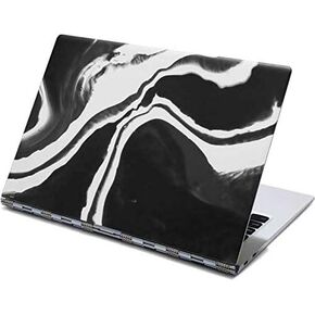 Skinit Decal Laptop Skin Compatible with Yoga 910 2-in-1 14in Touch-Screen - Officially Licensed Skinit Originally Designed Black Marble Ink Design in Kuwait