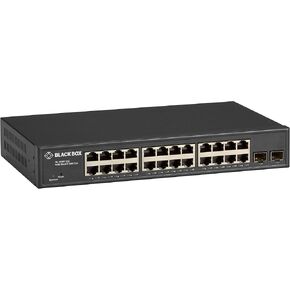 بلاك بوكس ​​ويب سمارت سويتش - (24) 10/100/1000M RJ45، (2) 100/1000 SFPs in Kuwait