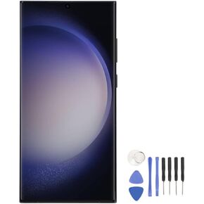 استبدال شاشة SM S918U لـ S23 Ultra 5G، 6. مجموعة شاشة LCD تعمل باللمس لـ S23 Ultra 5G S918A S918W، مع إطار، بصمة الإصبع، الولايات المتحدة in Kuwait