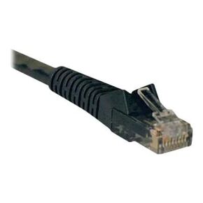 Tripp Lite N201-015-BK Cat6 Gigabit Ethernet Cable 15 ft, Snagless RJ45 Patch Cord, PoE, UTP, 550MHz, 24AWG Stranded, Black, Cloud Care Pre-Configured Bundle Eligible (10 Pack) in Kuwait
