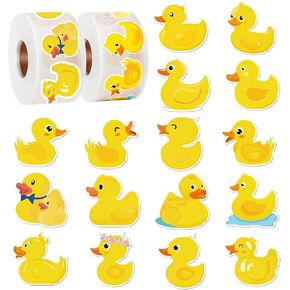 1000 Pcs Yellow Duck Stickers, Cute Duck Stickers, Summer Decal for for Water Bottles Teen Laptop Luggage Phone Skateboard Refrigerators Guitar in Kuwait