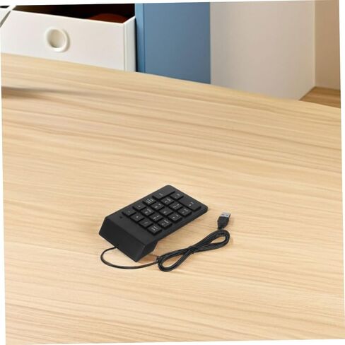 Mikikit 2pcs USB Numeric Keypad Financial Number Pad 18 Keys Portable Mini Keyboard for Laptop Desktop PC Accounting Data Entry in Saudi Arabia