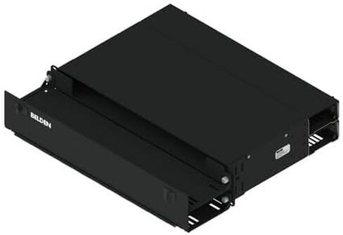 DCX-02RM-096P مبيت لوحة التصحيح DCX ذو 96 منفذًا، 2U، أسود in Kuwait