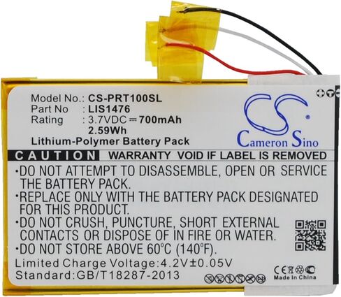 3.7v Compatible with Battery Sony 1-853-104-11, LIS1476, LIS1476MHPPC(SY6) PRS-T1, PRS-T2, PRS-T3, PRS-T3E, PRS-T3S in Saudi Arabia