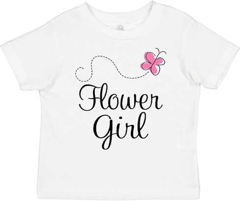 inktastic Flower Girl Wedding Butterfly Toddler T-Shirt in Saudi Arabia