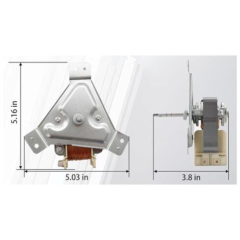 DG96-00110E DG96-00110A Convection Fan Motor Assembly Replacement Fits Compatible with Samsung Range Stove Ovens,Convection Motor with Mounting Plate,Clockwise Rotation,Replaces AP5967760,PS11720787 in Saudi Arabia