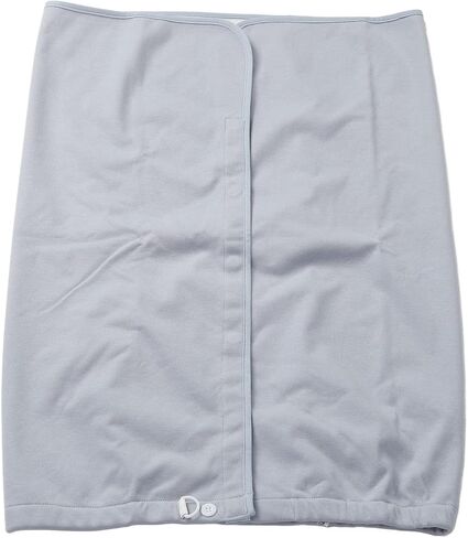 Wearable Incontinence Mattress, Washable Resusable Water Absorption Adjusatble Diaper Skirt, Incontinence Patient Mattress Cover for Home and Hospital Use, Grey Blue(L) in Saudi Arabia