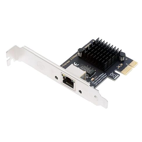 محول شبكة ChenYang ثنائي المنفذ PCIe X1 إلى RJ45، محول بطاقة الشبكة 2.5G Gigabi Ethernet PCl Express للكمبيوتر/سطح المكتب/الخادم/NAS/AI مع دعامة فتحة 8 سم/12 سم in Kuwait