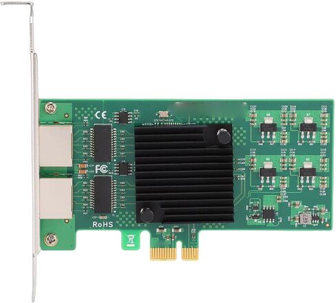 بطاقة شبكة PCIe، منفذ PCI Express X1، مجموعة شرائح 82574L، بطاقة إيثرنت للكمبيوتر المكتبي بسرعة 10 ميجابت في الثانية 100 ميجابت في الثانية 1000 ميجابت في الثانية، مع حامل قصير، للكمبيوتر المكتبي in Kuwait