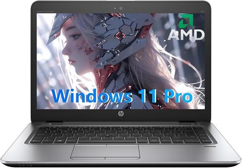 HP EliteBook 745 G3 Laptop Business, Windows 11 pro, 14" Screen Display, AMD A8-8600, 8GB RAM, 128GB SSD (Renewed) in Saudi Arabia