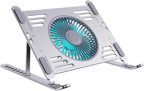 Laptops Stand Laptop Cooling Pad with USB Power Fans, Adjustable Stand,Quiet Cooling Technology Ergonomic Laptop Risers in Saudi Arabia