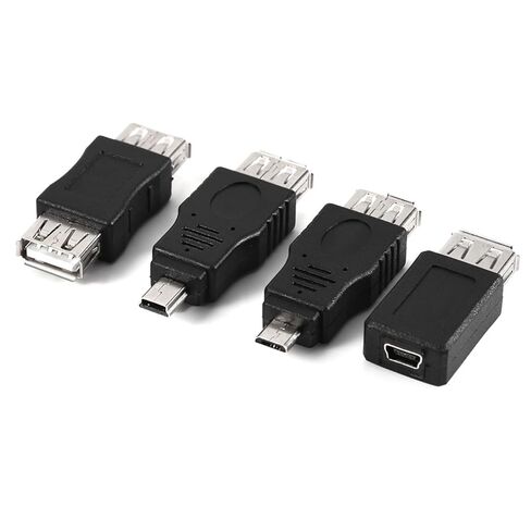 Keenso USB2.0 محول مجموعة متنوعة من التوصيل والتشغيل لمشاكل الاتصال، حزمة محول ذكر أنثى صغيرة مكونة من 12 قطعة لجميع متطلبات USB in Kuwait