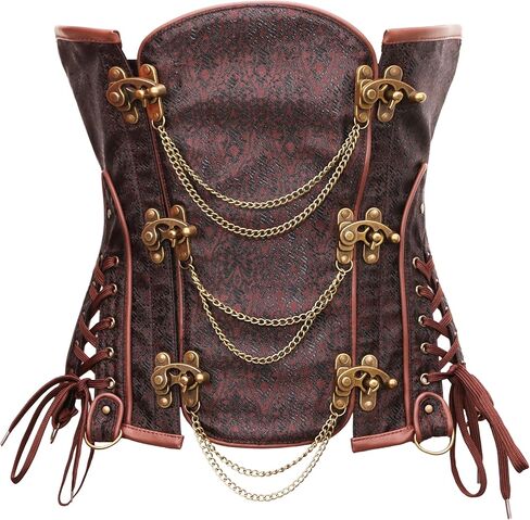 مشد الخصر عالي التحمل من BSLINGERIE® Gothic Steampunk in Kuwait