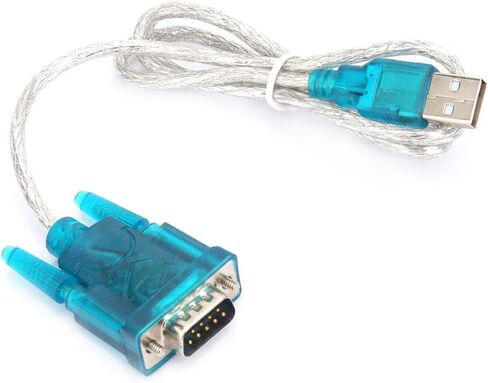 Sonew USB to RS232 Serial Port Adapter, HL-340 9 Pin Serial Cable 2-Pack, Compatible with 95 and Up, USB 1.1/2.0 for Efficient Data Conversion and Transfer in Saudi Arabia