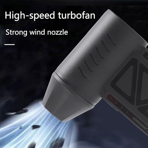 منفضة هواء لاسلكية 130000 دورة في الدقيقة، 3 سرعات، 5000 مللي أمبير في الساعة من النوع C، فوهة مغناطيسية ABS للإلكترونيات والتنظيف in Kuwait