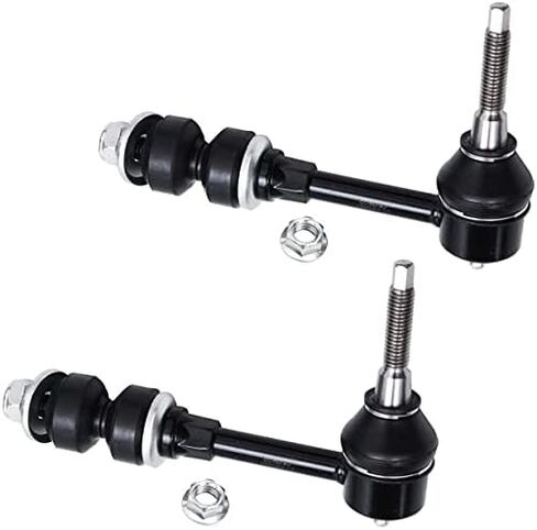 محور ديترويت - 4 قطع مجموعة قضبان Sway لـ 4WD 00-04 Ford F-250 Super Duty، 4 وصلات نهاية قضيب التثبيت الأمامي والخلفي 2000 2001 2002 2003 2004 in Kuwait