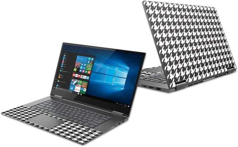 MightySkins Skin Compatible with Lenovo Yoga 730 13" (2018) - Houndstooth | Protective, Durable, and Unique Vinyl Decal wrap Cover | Easy to Apply, Remove, and Change Styles | Made in The USA in Saudi Arabia