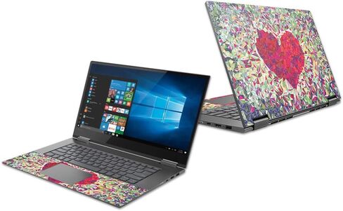 Mightyskins Skin متوافق مع Lenovo Yoga 730 13 "(2018) - قلب ملون | غطاء ملتف من الفينيل واقٍ ومتين وفريد ​​من نوعه | سهل التطبيق والإزالة وتغيير الأنماط | صنع في الولايات المتحدة الأمريكية in Saudi Arabia