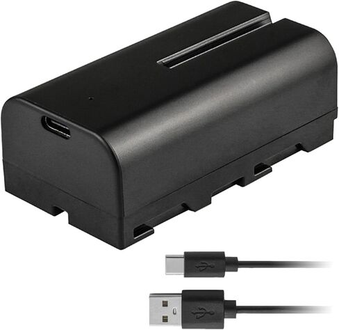 بطارية Kastar NP-F570T USB-C بديلة لـ Elvid FieldVision 4KV2 SkyVision، SmallHD 503 702 703، Portkeys PT5 II BM5WR HS7T II LH5P PT5 II، ProAm USA Iris 7 "Pro 7" كاميرا مراقبة ميدانية in Saudi Arabia
