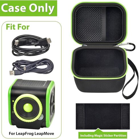 GWCASE Storage Case Compatible with LeapFrog LeapMove Active Learning Video Game System, Hard Carrying Bag with Mesh Pocket for Leap Frog Leap Move Game Console, Cables, Accessories (Case Only) in Saudi Arabia