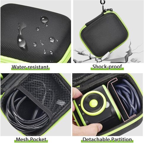 GWCASE Storage Case Compatible with LeapFrog LeapMove Active Learning Video Game System, Hard Carrying Bag with Mesh Pocket for Leap Frog Leap Move Game Console, Cables, Accessories (Case Only) in Saudi Arabia