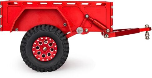 مقطورة فائدة TRX4M من الألومنيوم مع وصلة ربط 1/18 1/24 RC مقطورة زاحفة لملحقات ترقية TRX4-M Defender Bronco K10 High Trail Axial SCX24 AX24 FCX24 (أسود) in Saudi Arabia