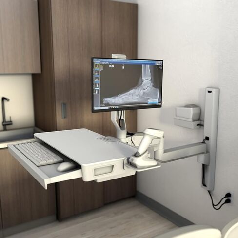 Ergotron 45-619-251 ذراع التثبيت CareFit، أبيض in Kuwait