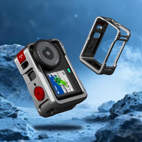 Suitable for DJI OSMO Action 6 Aluminum Alloy Frame Protective + Lens Protection Cover Camera Protection Accessory in Saudi Arabia