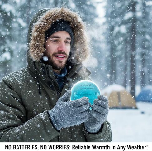 Instant Reusable Hand Warmers - 4 Pack Click Heat for Cold Hands & Pain Relief - Eco-Friendly Portable Heat Packs for Outdoor Activities, Camping, Skiing - Hot & Cold Therapy in Saudi Arabia