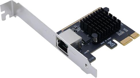 بطاقة شبكة Bewinner 5G PCIe، محول إيثرنت رقاقة RTL8126 مع منفذ RJ45 واحد لسطح المكتب، الخادم، NAS، جهاز التوجيه، دعامة منخفضة المستوى، in Kuwait