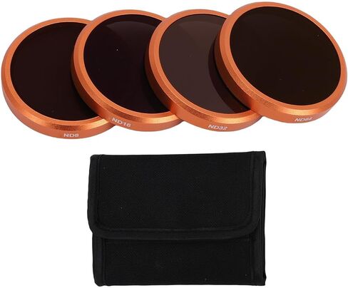 Zopsc ND32 ND64 ND8 ND16 Filters, Fit for Action 6 Action Camera Lens ND Filter Set with high Definition Coating, Reusable with Scratch Proof Coating, Anti Oil Layer in Saudi Arabia