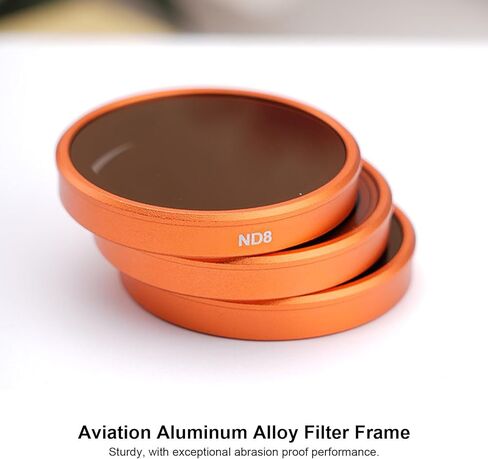 Zopsc ND32 ND64 ND8 ND16 Filters, Fit for Action 6 Action Camera Lens ND Filter Set with high Definition Coating, Reusable with Scratch Proof Coating, Anti Oil Layer in Saudi Arabia