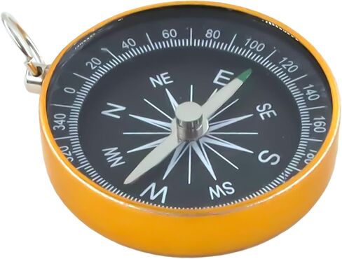 Pocket Compass, Survival Sports Navigation Compass with Key Ring for Outdoors Camping Hiking in Saudi Arabia