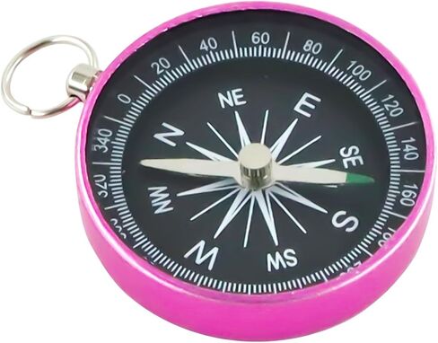 Pocket Compass, Survival Sports Navigation Compass with Key Ring for Outdoors Camping Hiking in Saudi Arabia