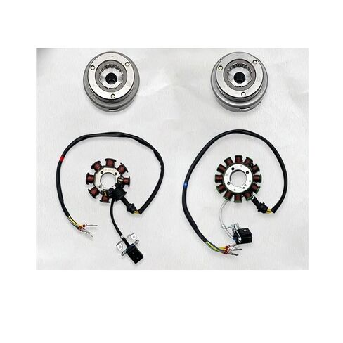 Motorcycle 8/12 Pole Magneto Fly Wheel Rotor Generator Stator Coil Ignition for ZONGSHEN ZS174MN-3 CBS300 ZS174MN-5 NB300(12-Poles Rotor) in Saudi Arabia