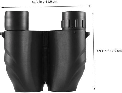 HOMSFOU 10x25 Compact Binoculars for Adults, High-Power Night Vision Outdoor Travel Hiking Telescope with Easy Focus for Theater, Bird Watching, and Adventure Exploration in Saudi Arabia