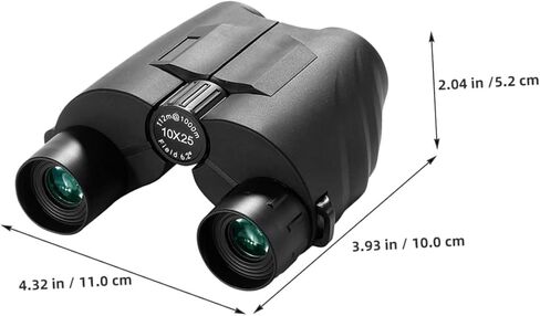 Zerodeko 10x25 مناظير مدمجة عالية الطاقة المغلفة تلسكوب محمول لمشاهدة الطيور والسفر والحفلات الموسيقية والمشي لمسافات طويلة في الهواء الطلق للاستخدام للبالغين in Kuwait