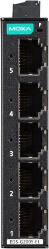 EDS-G2005-EL ethernet - 5-Port 10/100/1000 BaseT(X) Entry-Level unmanaged Full Gigabit Ethernet switches, Metal housing in Saudi Arabia