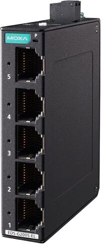 EDS-G2005-EL ethernet - 5-Port 10/100/1000 BaseT(X) Entry-Level unmanaged Full Gigabit Ethernet switches, Metal housing in Saudi Arabia