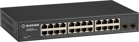 بلاك بوكس ​​ويب سمارت سويتش - (24) 10/100/1000M RJ45، (2) 100/1000 SFPs in Kuwait