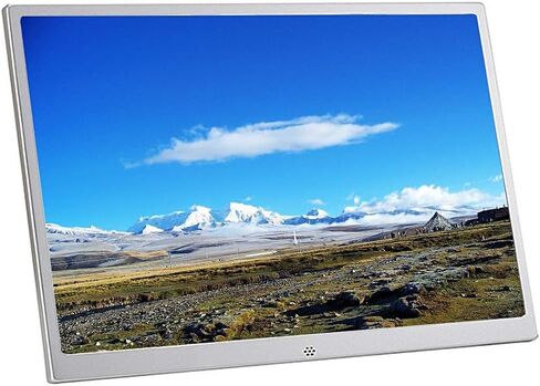 15-inch Digital Photo Frame, Aluminum Alloy Material, Full HD Ultra-Thin Electronic Photo Frame, Easy to Operate and Highly Practical in Saudi Arabia